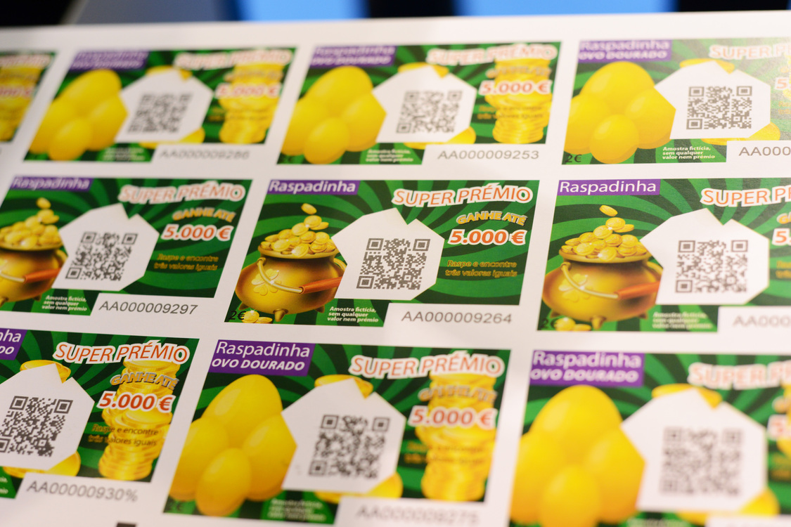 Domino K600i print sample met unieke nummering